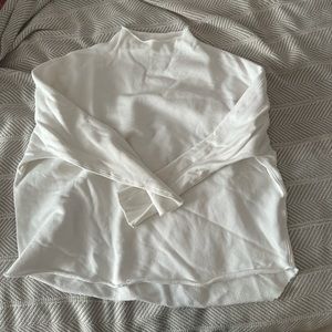 frank and eileen white sweater size small